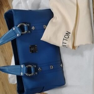 MCM Medium Tote In E.U.C